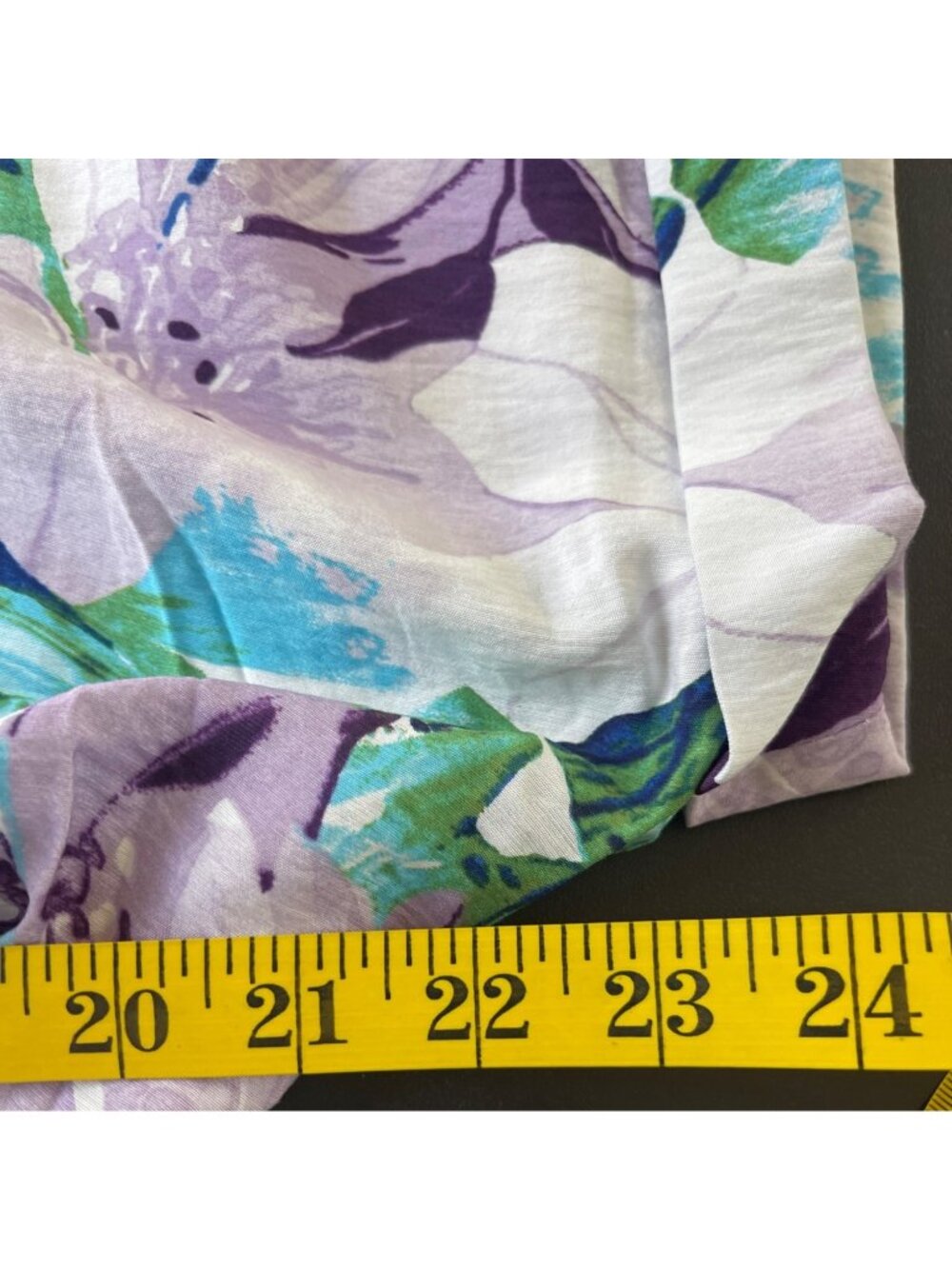 Chicos Women Midi Dress Size XL Floral Belted Shirtdress Tropical Boho Resort - Picture 16 of 16